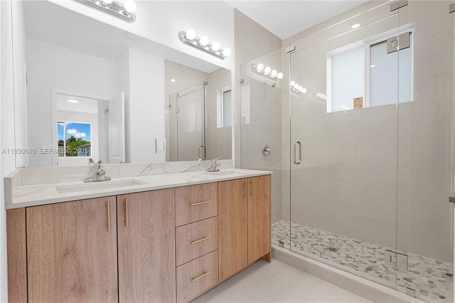 Furnished interior view inside a new home in , Miami (Image 16). Furnished interior view inside a new home in , Miami (Image 16).