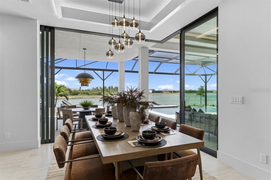 Furnished interior view inside a new home in , Venice (Image 10). Furnished interior view inside a new home in , Venice (Image 10).