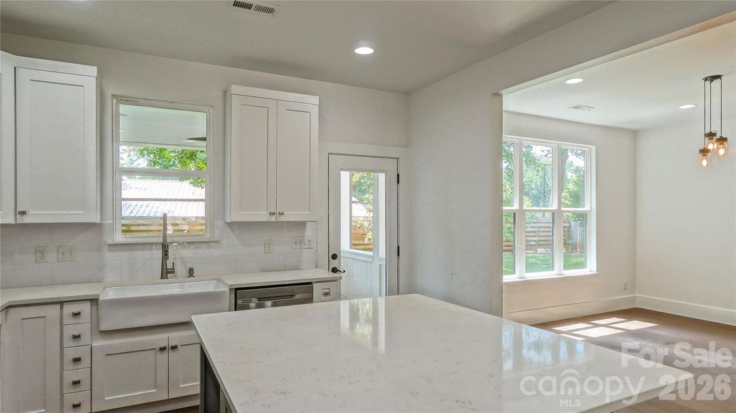 Furnished interior view inside a new home in , Charlotte (Image 9).