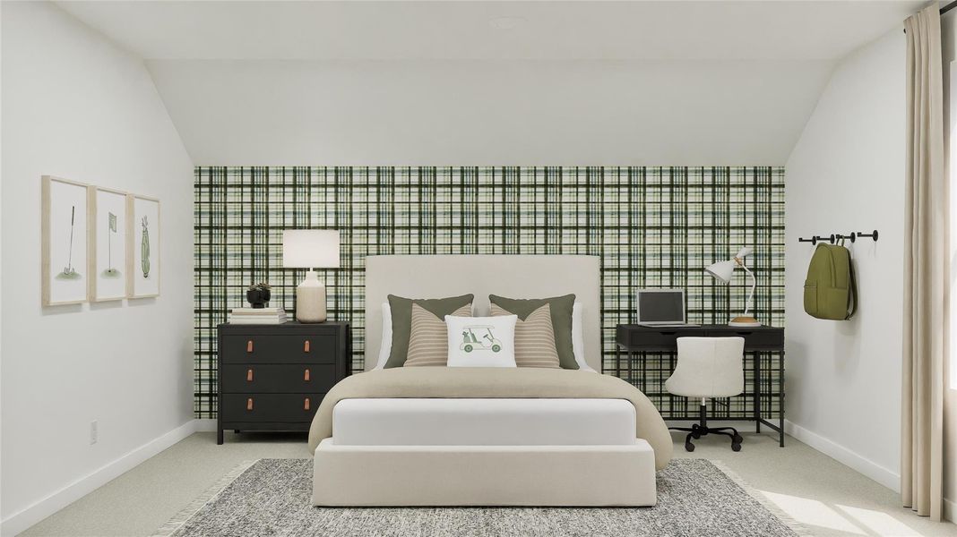 Furnished interior view inside a new home in Waterstone: Classic Collection, Kyle (Image 17).