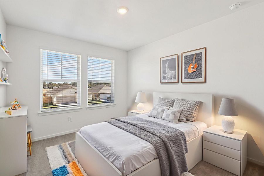 Furnished interior view inside a new home in Landing Meadows - Premier Series, New Caney (Image 7).