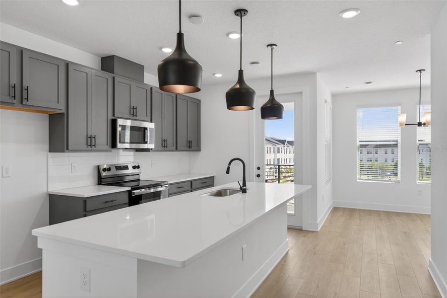 Furnished interior view inside a new home in , Winter Garden (Image 13).