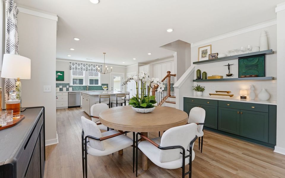 Representative furnished interior of a home built from the Aiden by Brookfield Residential in Wendell Falls, Wendell (Image 9). Representative furnished interior of a home built from the Aiden by Brookfield Residential in Wendell Falls, Wendell (Image 9).