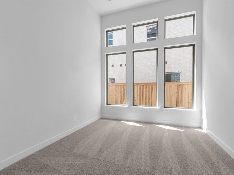 Spacious, unfurnished interior of a new home in The Grand Prairie - 60', Hockley (Image 11). Spacious, unfurnished interior of a new home in The Grand Prairie - 60', Hockley (Image 11).