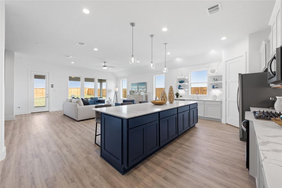 Furnished interior view inside a new home in River Ranch Estates, Dayton (Image 17).