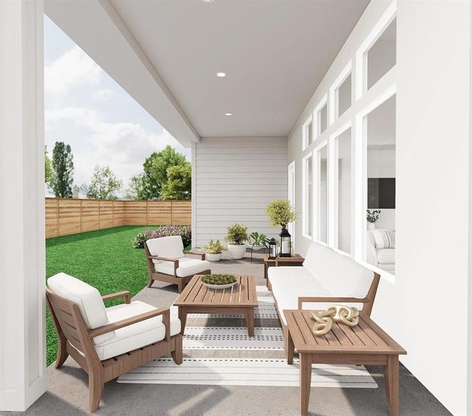 Furnished interior view inside a new home in Discovery Collection at Union Park, Little Elm (Image 13). Furnished interior view inside a new home in Discovery Collection at Union Park, Little Elm (Image 13).