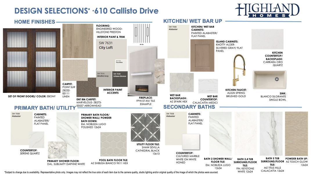 Sample of building materials used in homes in StarView, Prosper (Image 2). Sample of building materials used in homes in StarView, Prosper (Image 2).