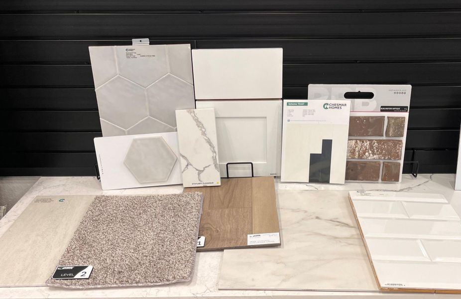 Sample of building materials used in homes in Bridgeland, Cypress (Image 26).