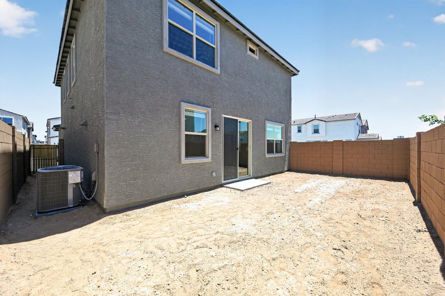 Exterior details and patio area of a home in Artisan at Asante, Surprise (Image 3).