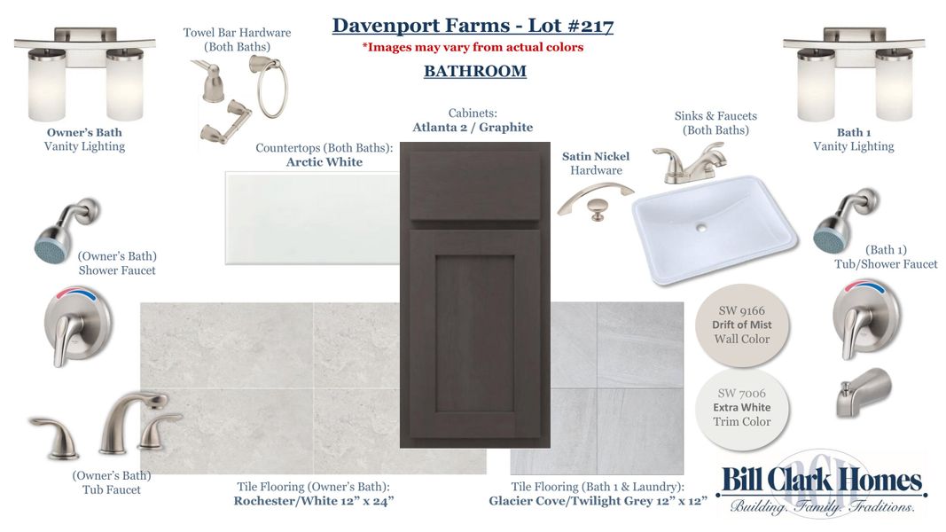 Sample of building materials used in homes in Davenport Farms, Winterville (Image 4).