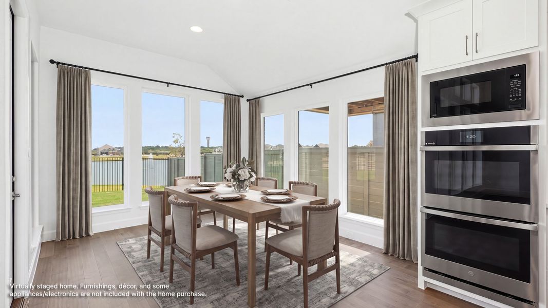 Furnished interior view inside a new home in Landmark, Denton (Image 8).