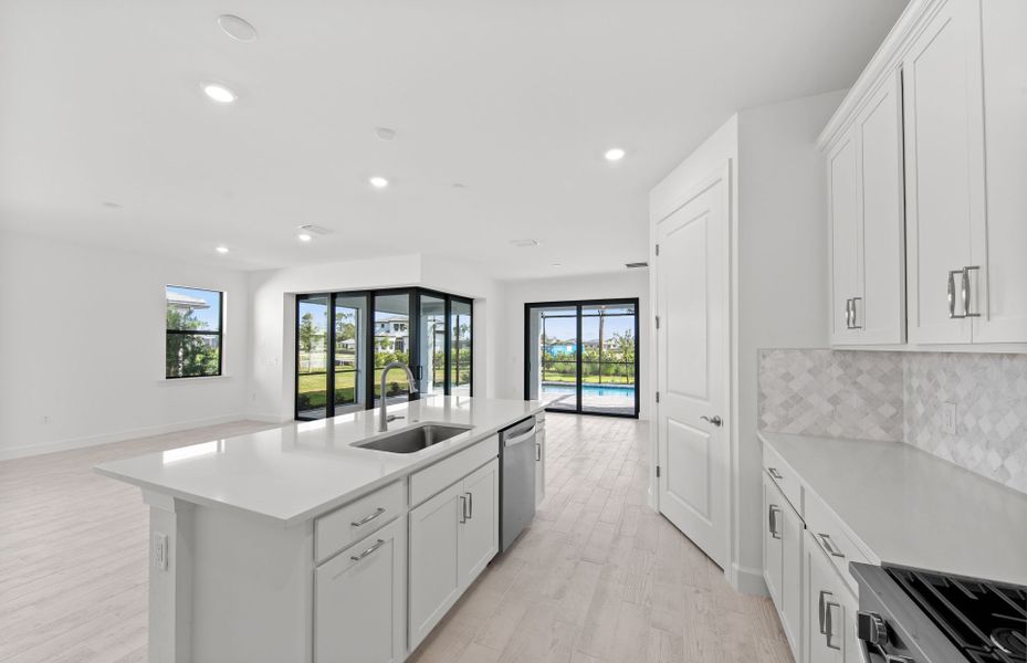 Furnished interior view inside a new home in Terreno, Naples (Image 8).