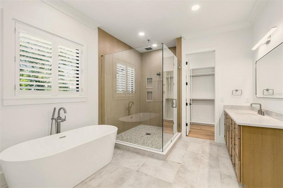 Furnished interior view inside a new home in , Tampa (Image 64).