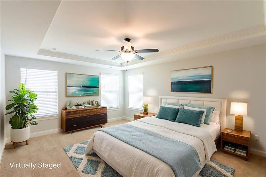 Furnished interior view inside a new home in , Hoschton (Image 6).