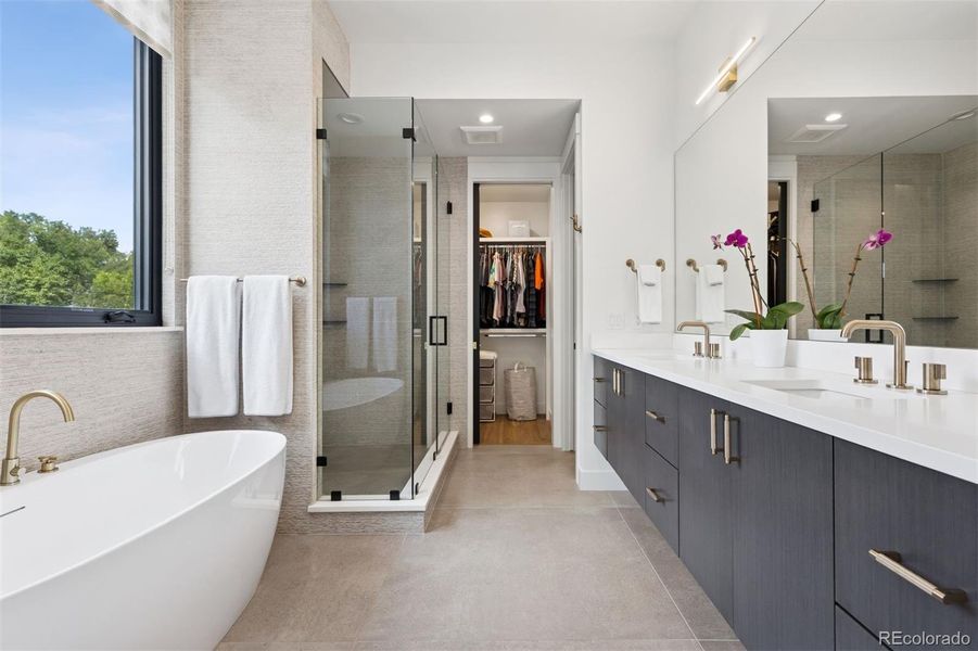 Furnished interior view inside a new home in , Denver (Image 8).