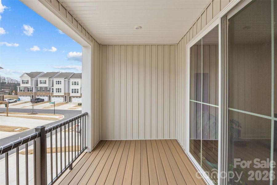 Exterior details and patio area of a home in , Huntersville (Image 23).