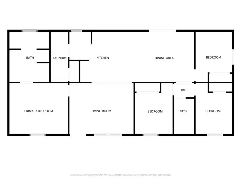 2D floor plan layout of this home in , Corsicana, TX (Image 4).