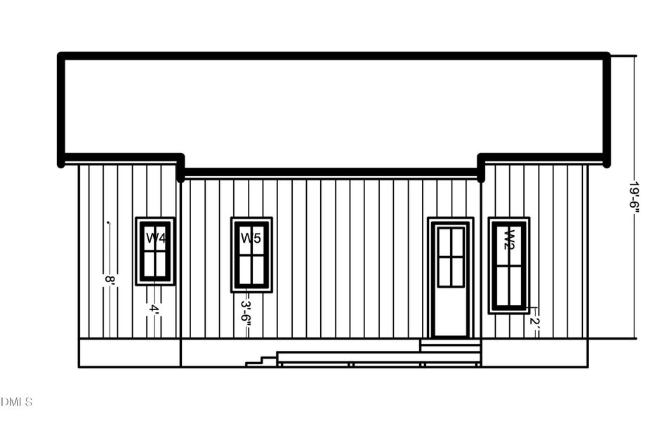 Back Elevation Plan Back Elevation Plan