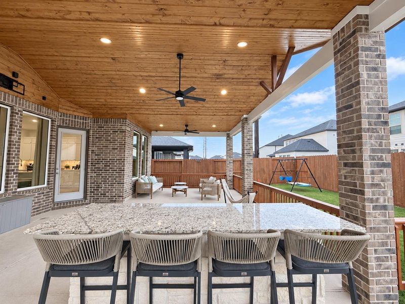 Exterior details and patio area of a home in , Fulshear (Image 22). Exterior details and patio area of a home in , Fulshear (Image 22).