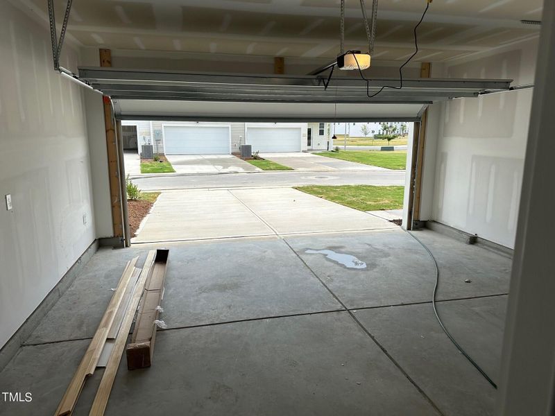 757 garage and driveway from kitchen