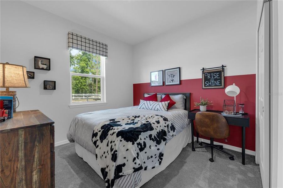 Furnished interior view inside a new home in Covered Bridge at Liberty Bluff, Haines City (Image 5). Furnished interior view inside a new home in Covered Bridge at Liberty Bluff, Haines City (Image 5).