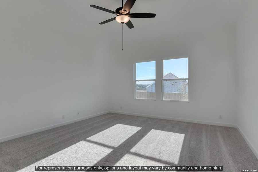 Spacious, unfurnished interior of a new home in Cordova Trails, Seguin (Image 17).