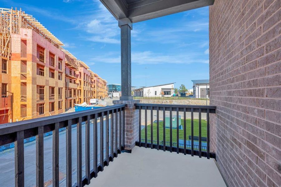 Exterior details and patio area of a home in Hillside at Las Colinas, Irving (Image 2). Exterior details and patio area of a home in Hillside at Las Colinas, Irving (Image 2).