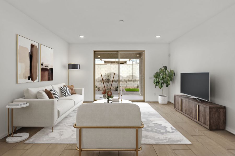 Furnished interior view inside a new home in Blackhawk, Tucson (Image 3).