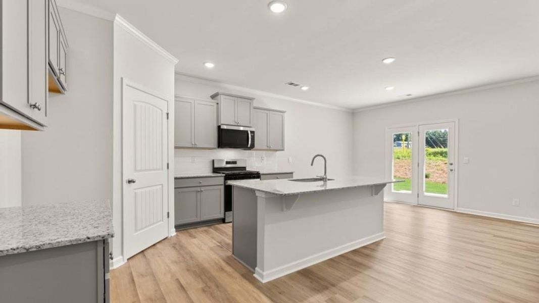 Furnished interior view inside a new home in Fairhaven, Lithia Springs (Image 5).