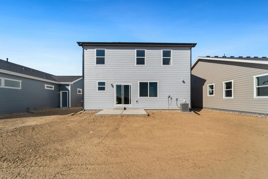 Exterior details and patio area of a home in Granary, Johnstown (Image 3).