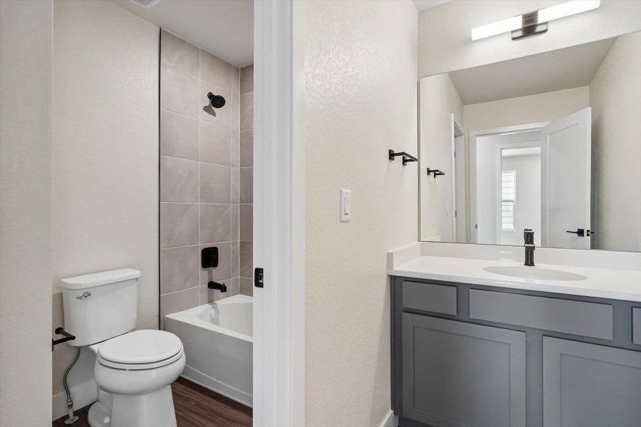 Furnished interior view inside a new home in Pony Park, Colorado Springs (Image 9).