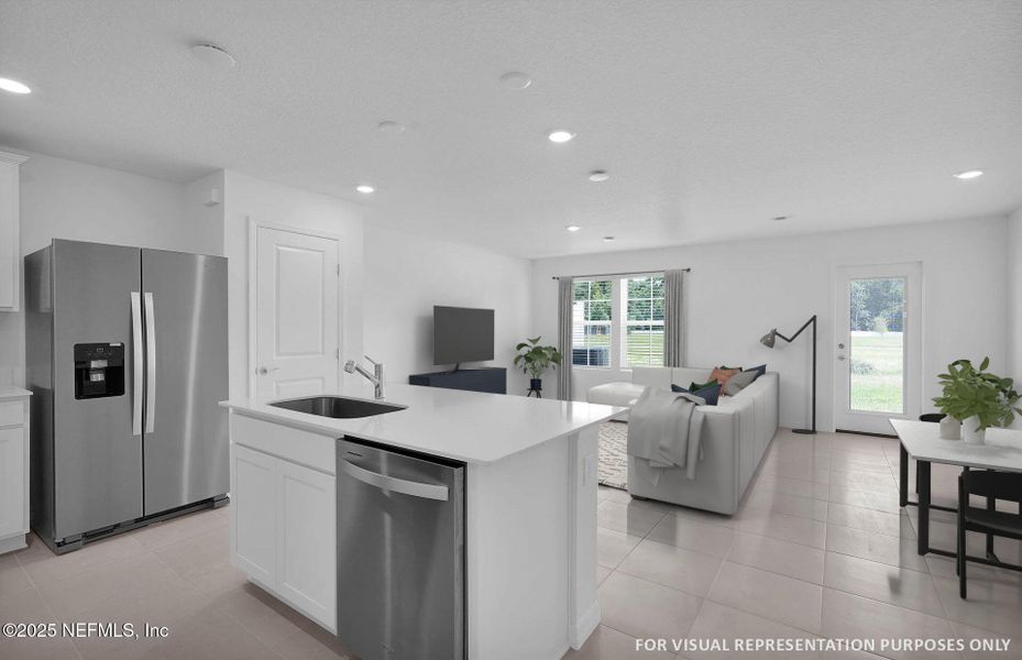 Furnished interior view inside a new home in , Jacksonville (Image 7).