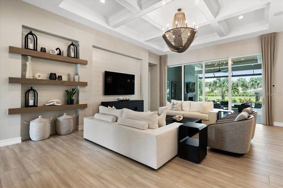 Furnished interior view inside a new home in , Lakewood Ranch (Image 8). Furnished interior view inside a new home in , Lakewood Ranch (Image 8).