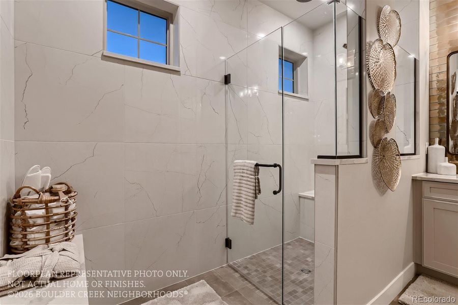 Furnished interior view inside a new home in , Broomfield (Image 39).