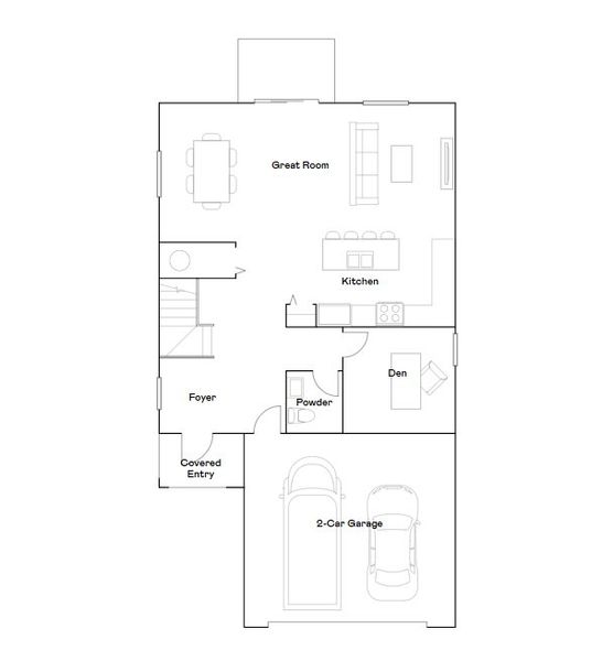 2D floor plan layout for the Oviedo by Lennar in Altamira: Granada Collection, Homestead, FL (Image 25).