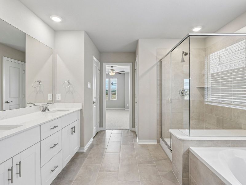 Furnished interior view inside a new home in Oak Ridge Park, Corinth (Image 12).