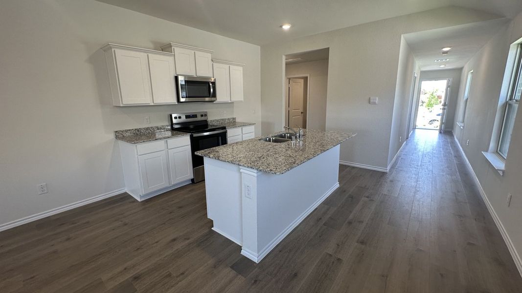 Furnished interior view inside a new home in Cartwright Ranch, Crandall (Image 6). Furnished interior view inside a new home in Cartwright Ranch, Crandall (Image 6).