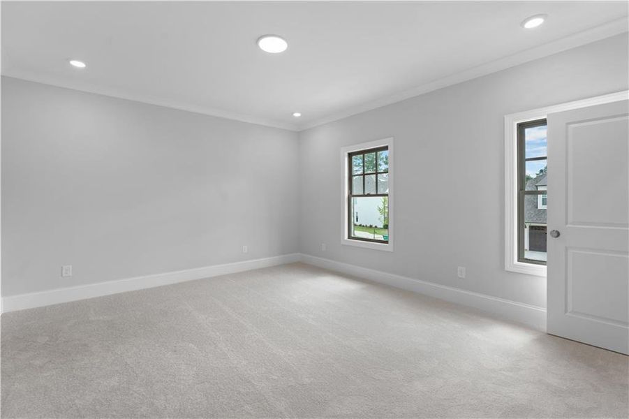 Spacious, unfurnished interior of a new home in Knollwood, Johns Creek (Image 21).