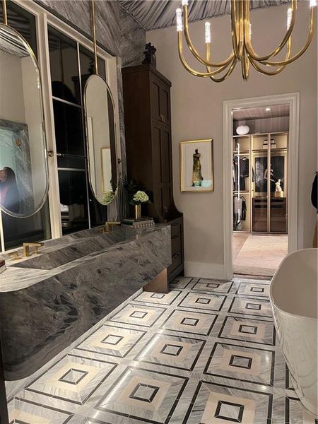 Furnished interior view inside a new home in , Atlanta (Image 6). Furnished interior view inside a new home in , Atlanta (Image 6).