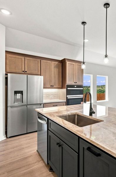 Representative furnished interior of a home built from the Elliott by Pulte Homes in West Cypress Hills, Spicewood (Image 14).