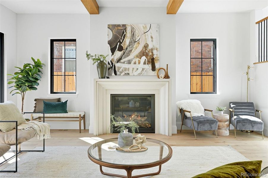 Furnished interior view inside a new home in , Denver (Image 38).