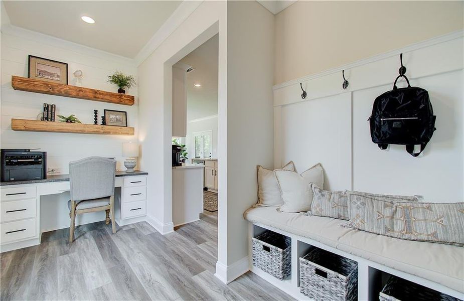 Furnished interior view inside a new home in , Hoschton (Image 28).