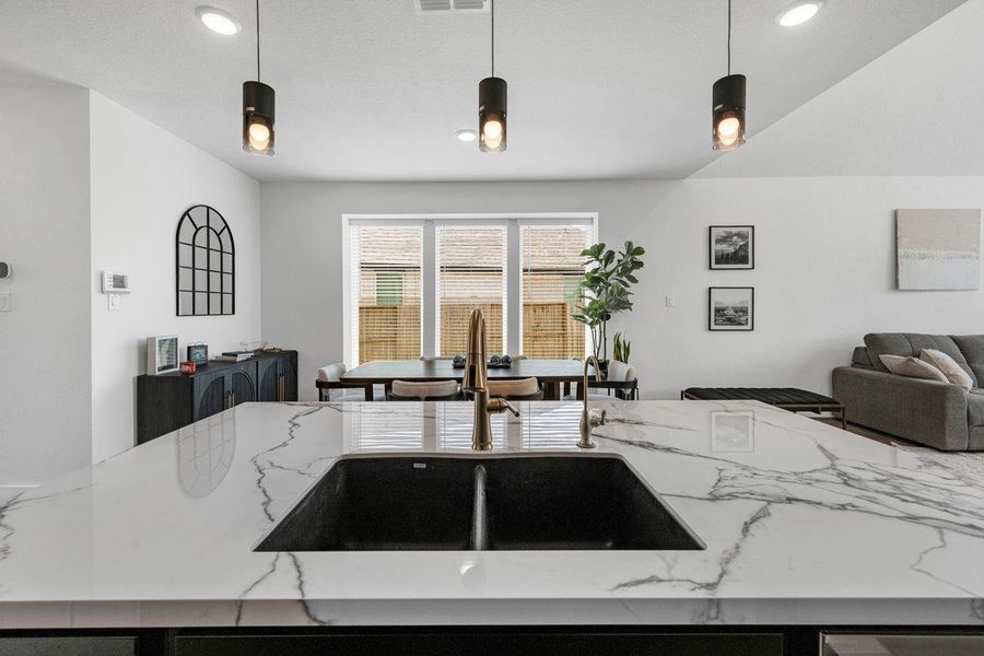 Furnished interior view inside a new home in Meridiana 40', 65', Manvel (Image 15).