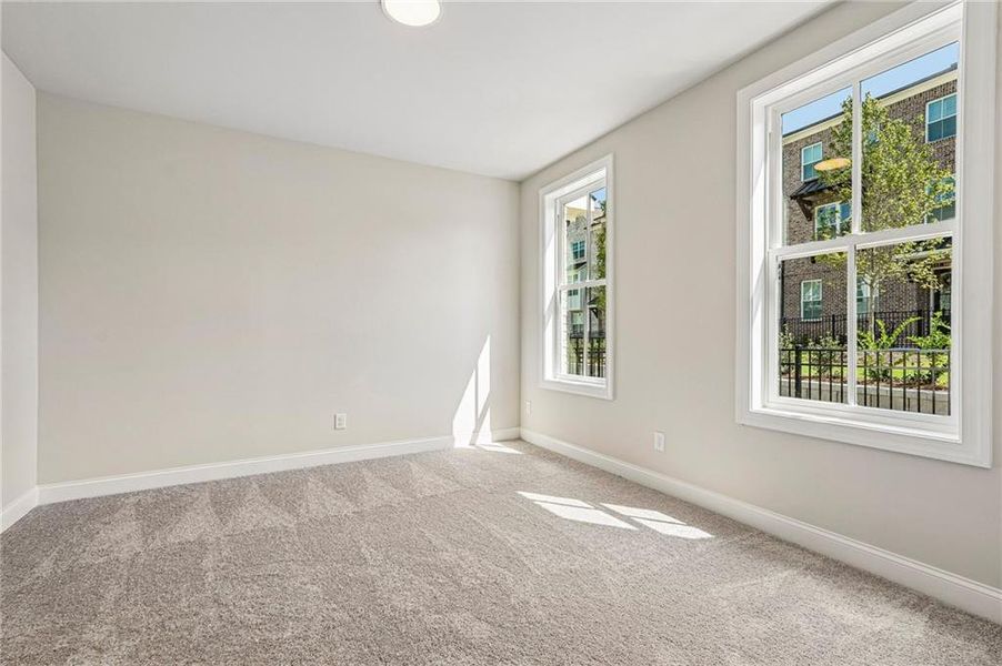 Spacious, unfurnished interior of a new home in Waterside Townhomes, Peachtree Corners (Image 51).