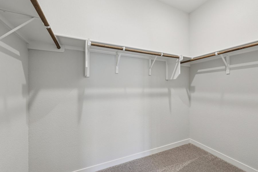 A staircase in a room.