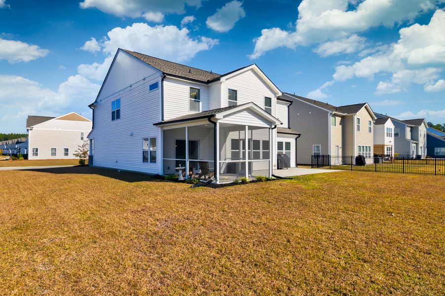 Exterior details and patio area of a home in , Summerville (Image 29).
