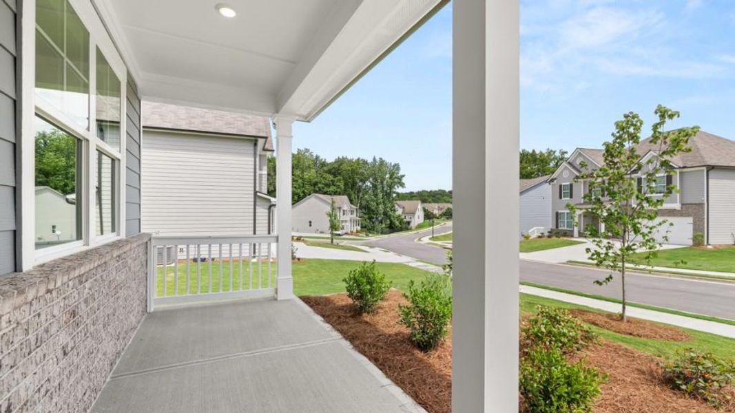 Exterior details and patio area of a home in Liberty Crossing, Braselton (Image 18).