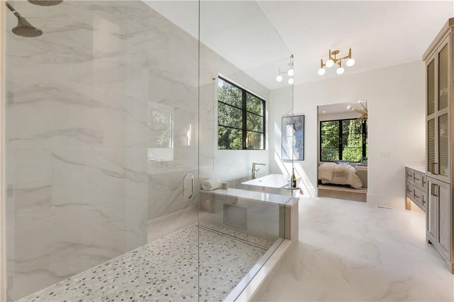 Furnished interior view inside a new home in , Atlanta (Image 45). Furnished interior view inside a new home in , Atlanta (Image 45).