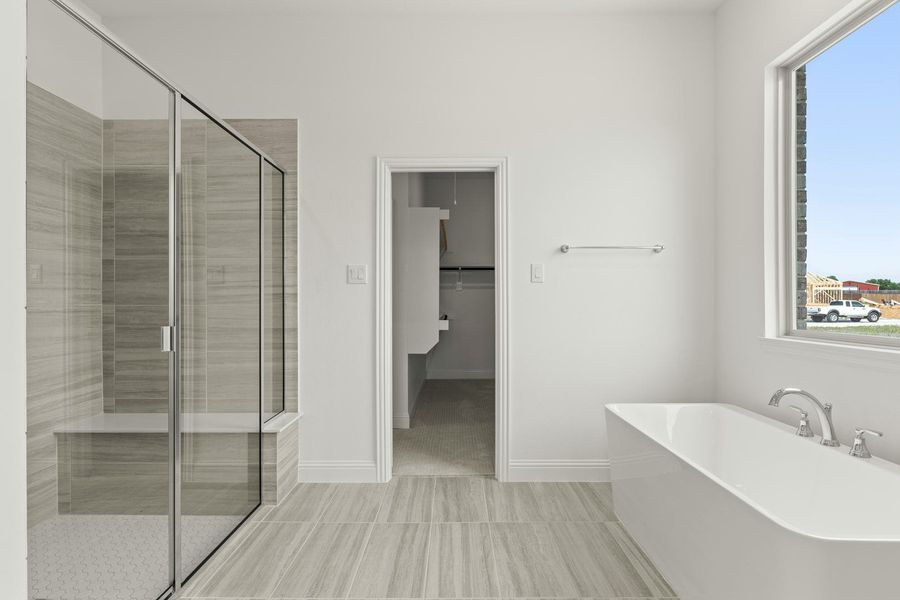 Furnished interior view inside a new home in Park Trails, Forney (Image 14).