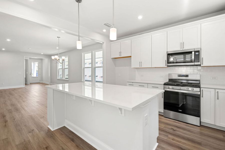 Kitchen with Oversized Island